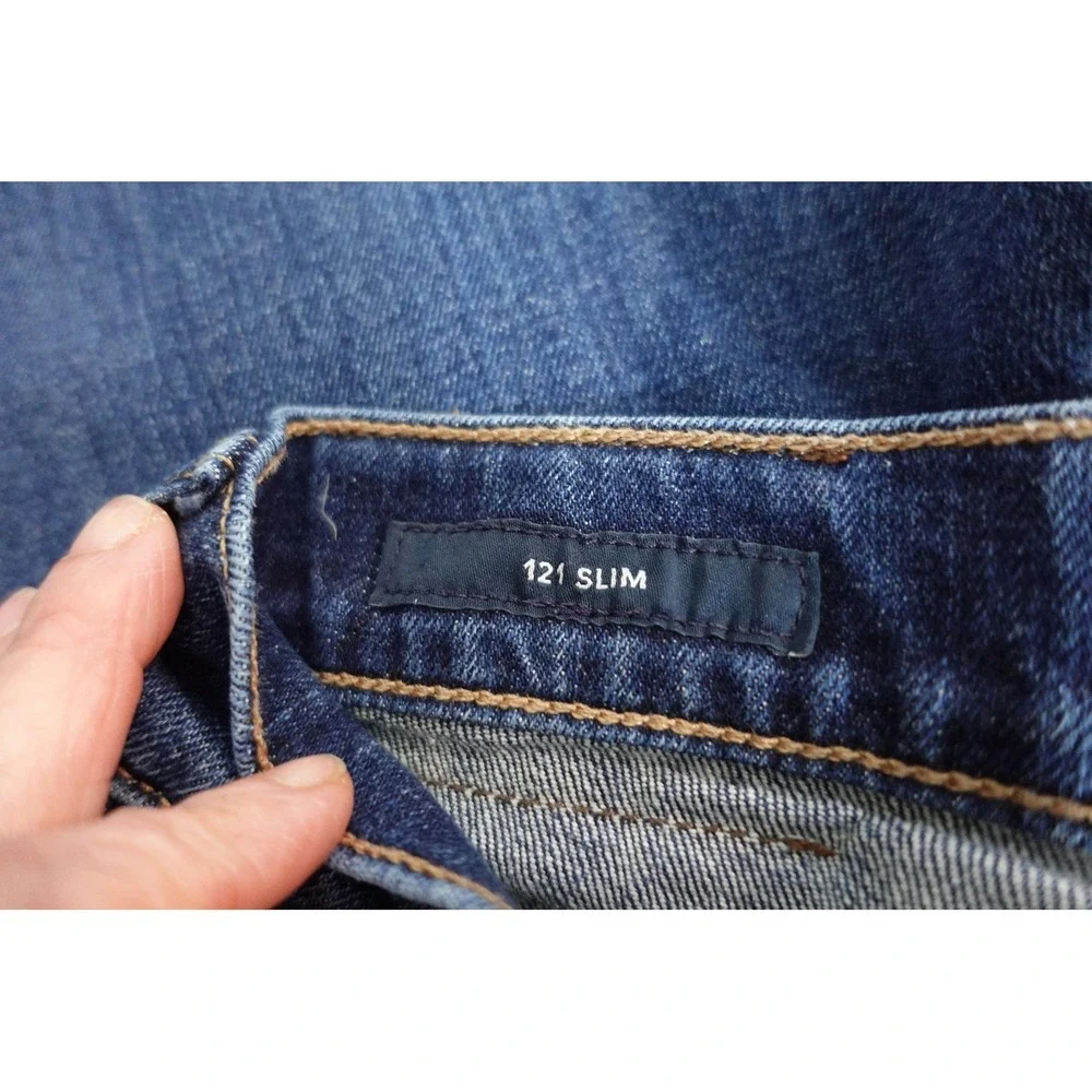 Lucky Brand Jeans Mens 30x30 Blue 121 Slim Straight Stretch Denim‎ Medium Wash